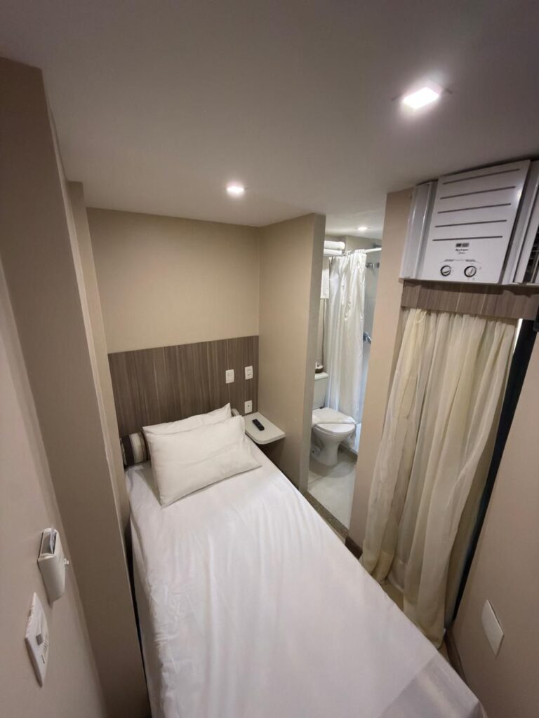 Quarto Cápsula do Pajuçara Praia Hotel em Maceió