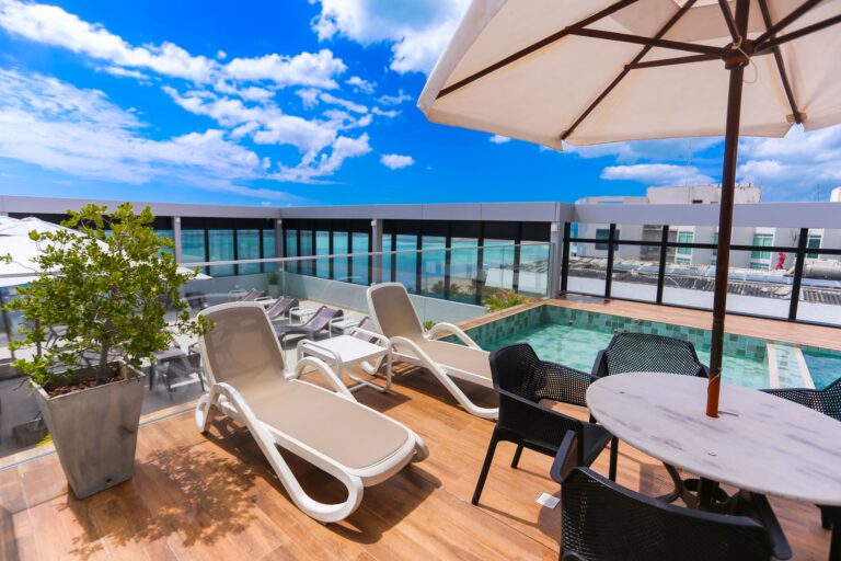 Cobertura panorâmica do Pajuçara Praia Hotel em Maceió
